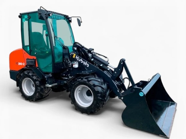 Minilæsser Kubota RT280 til leje hos CEMA i Horsens